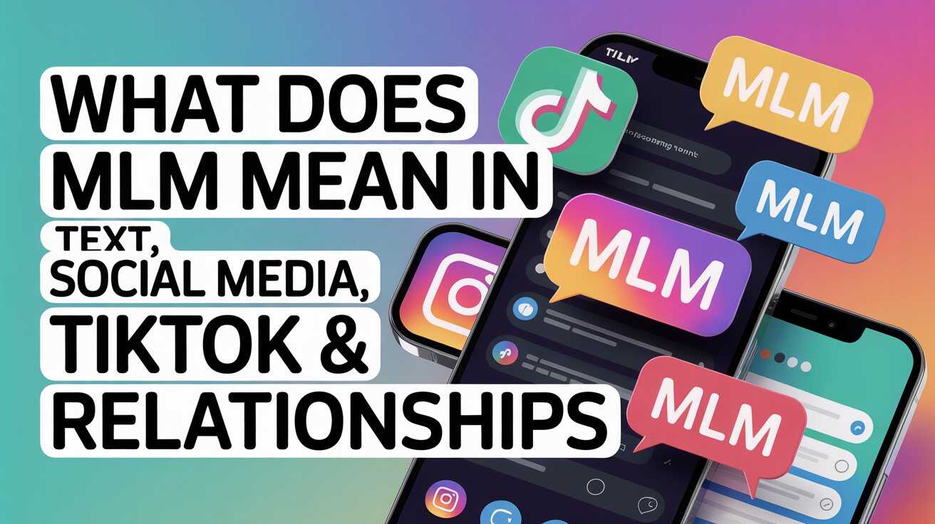 What Does MLM Mean in Text, Social Media, TikTok & Relationships