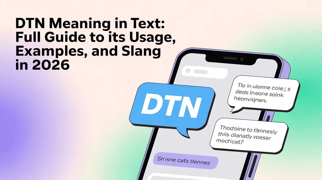 DTN Meaning in Text
