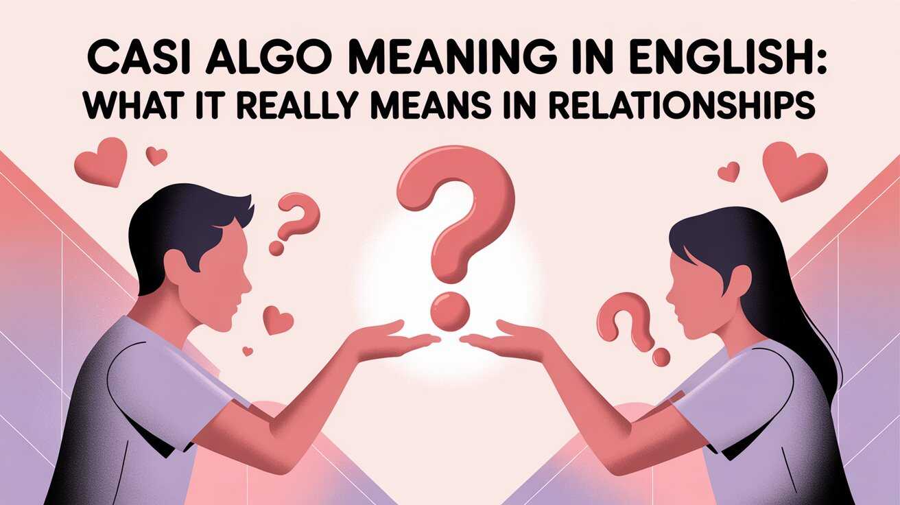 Casi Algo Meaning in English: What It Really Means in Relationships