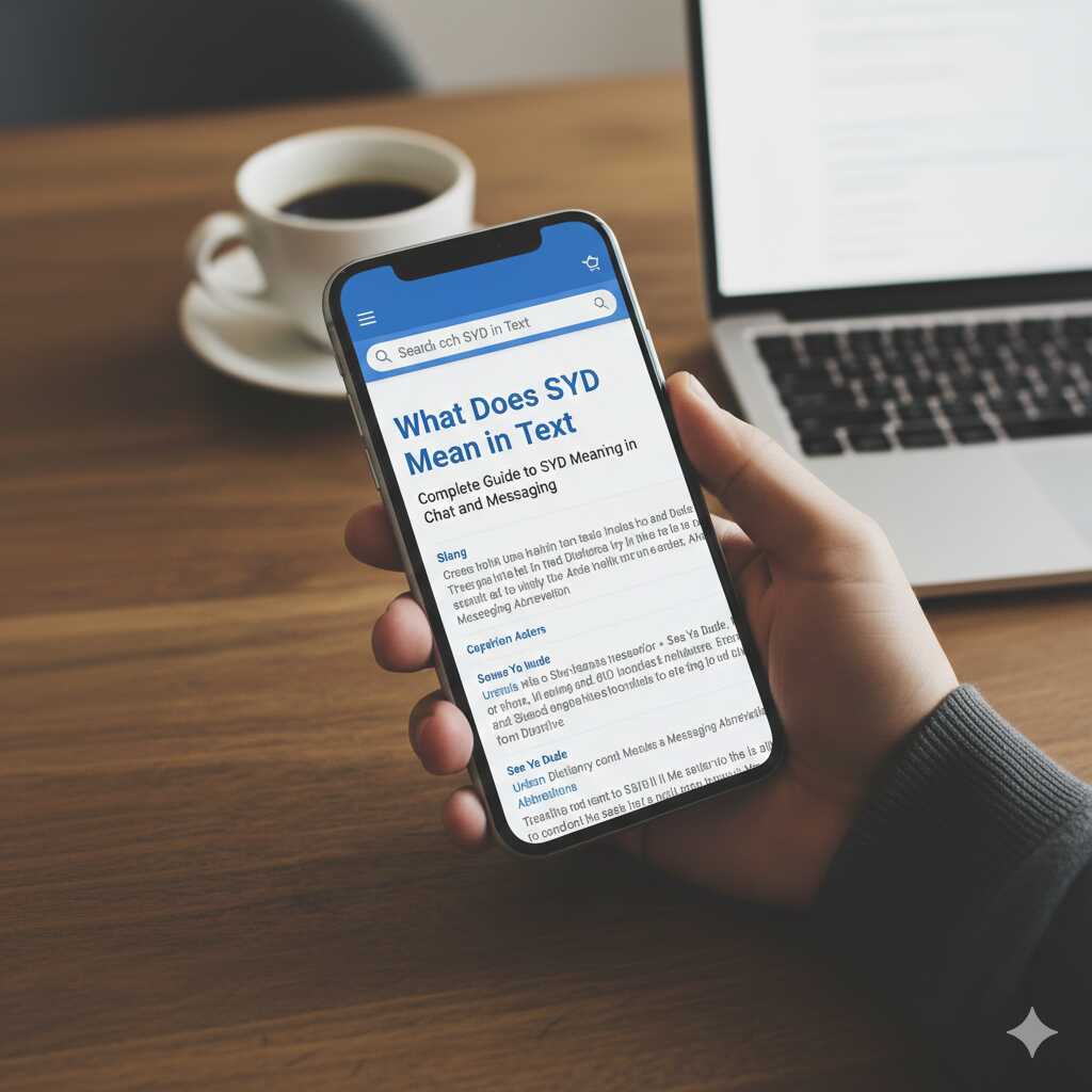 What Does SYD Mean in Text