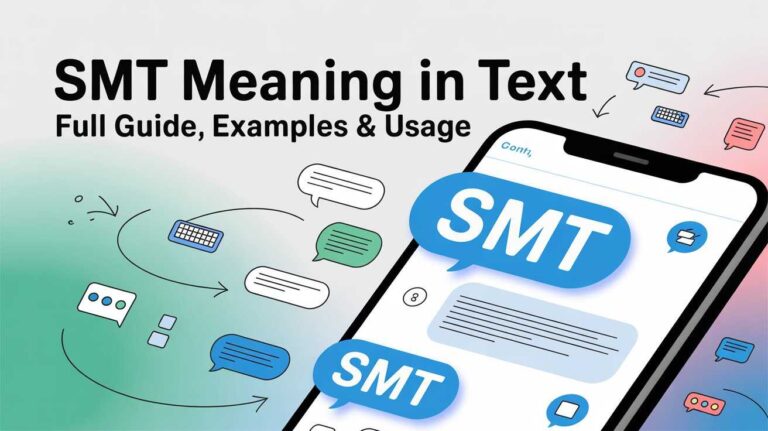 SMT Meaning in Text – Full Guide, Examples & Usage