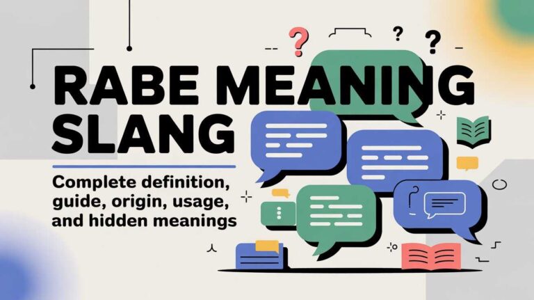 Rabe Meaning Slang: Definition, Uses & Popular Context
