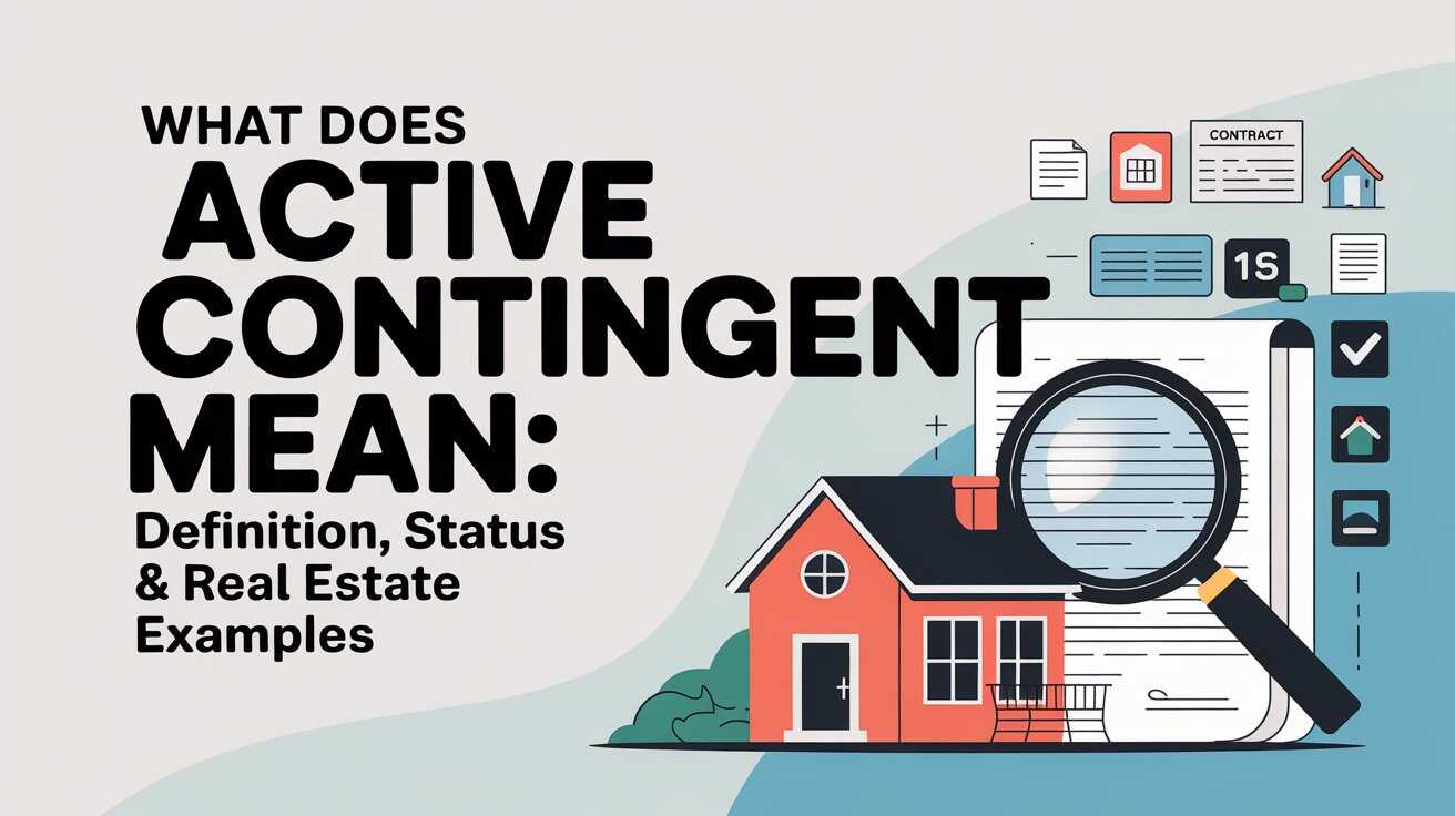 What Does Active Contingent Mean