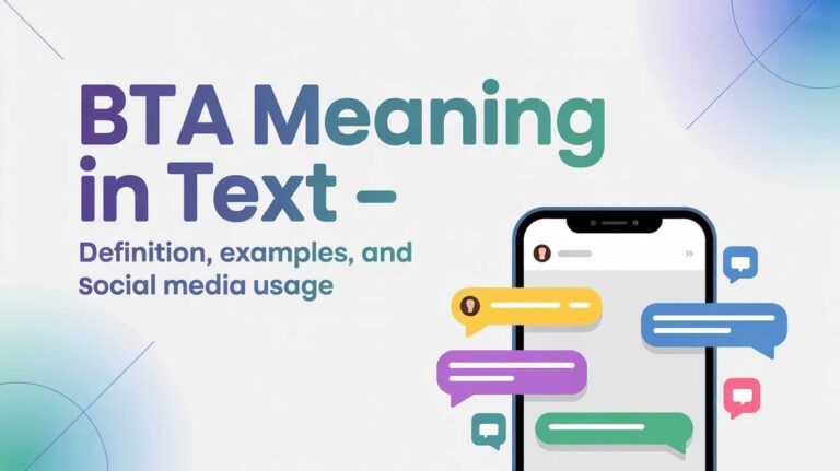 BTA Meaning in Text