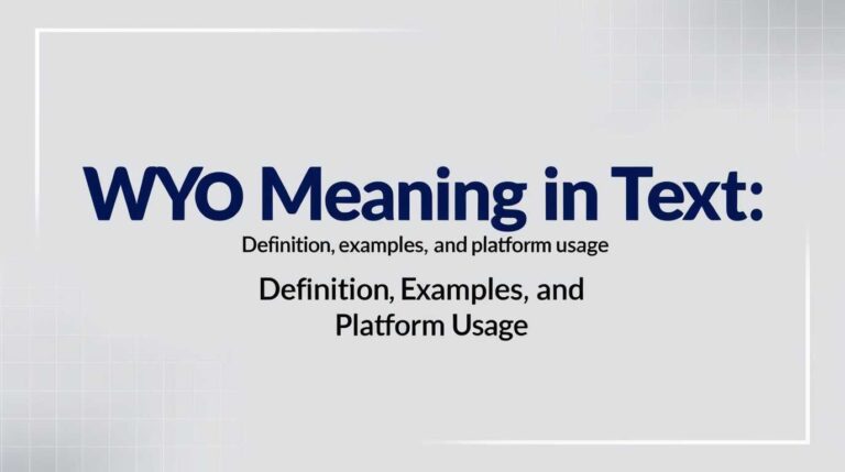 Wyo meaning in text