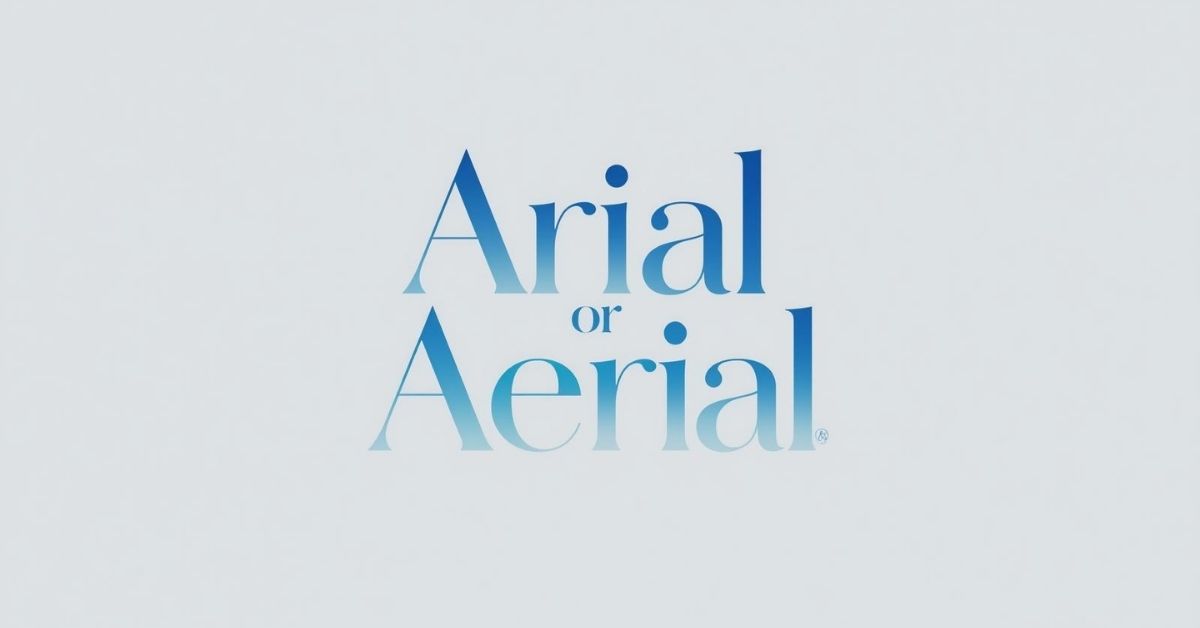 Arial or Aerial