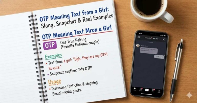 OTP Meaning Text from a Girl