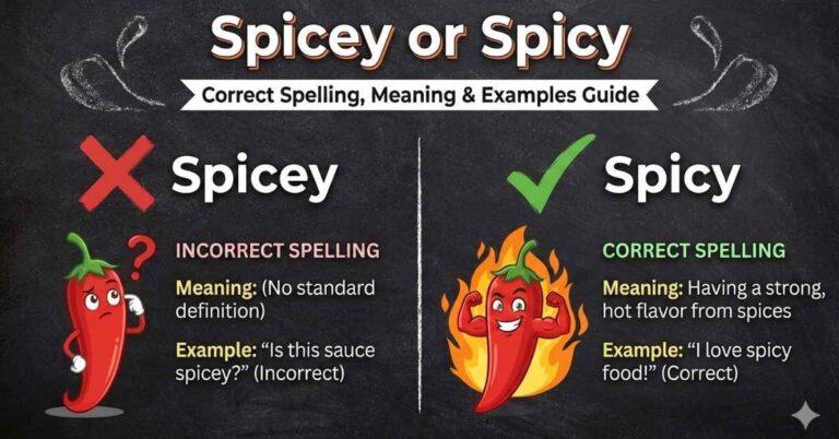 Spicey or Spicy