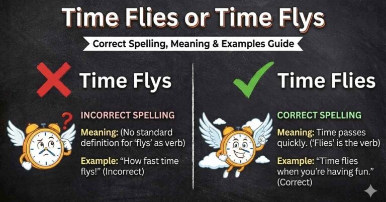 Time Flies or Time Flys