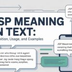 JSP Meaning in Text
