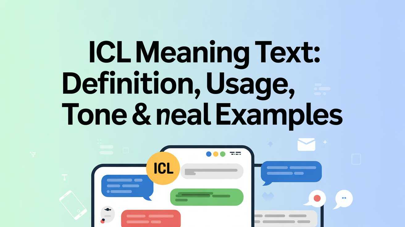 icl meaning text