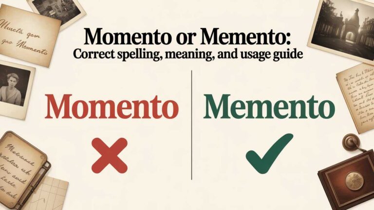 Momento or Memento