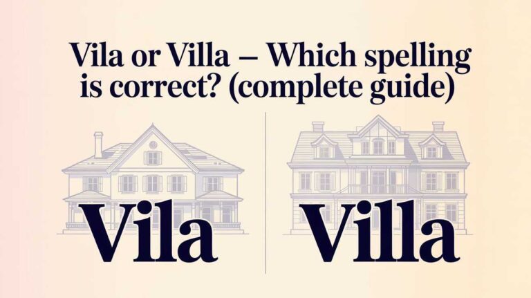 Vila or Villa