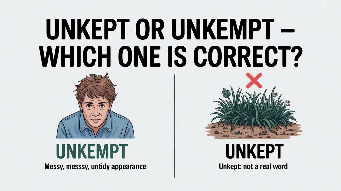 Unkept Or Unkempt