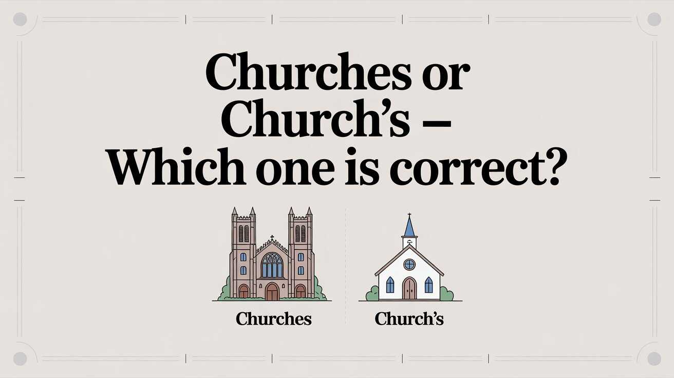 Churches or Church’s