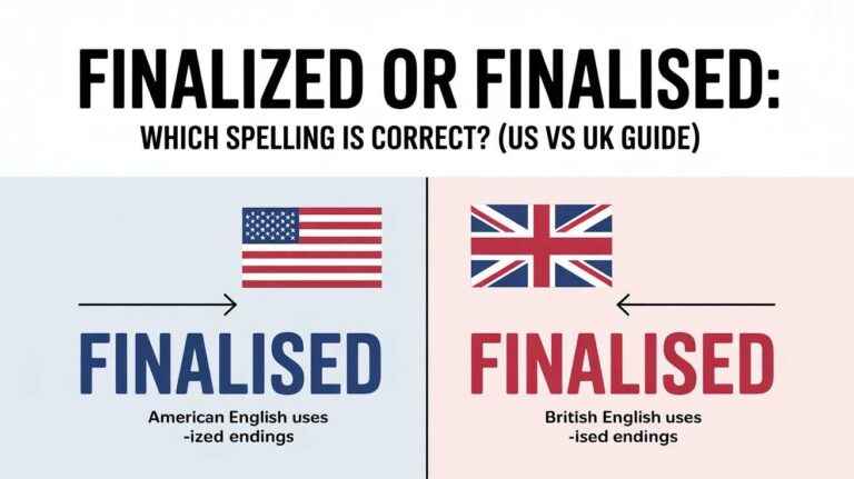 Finalized or Finalised