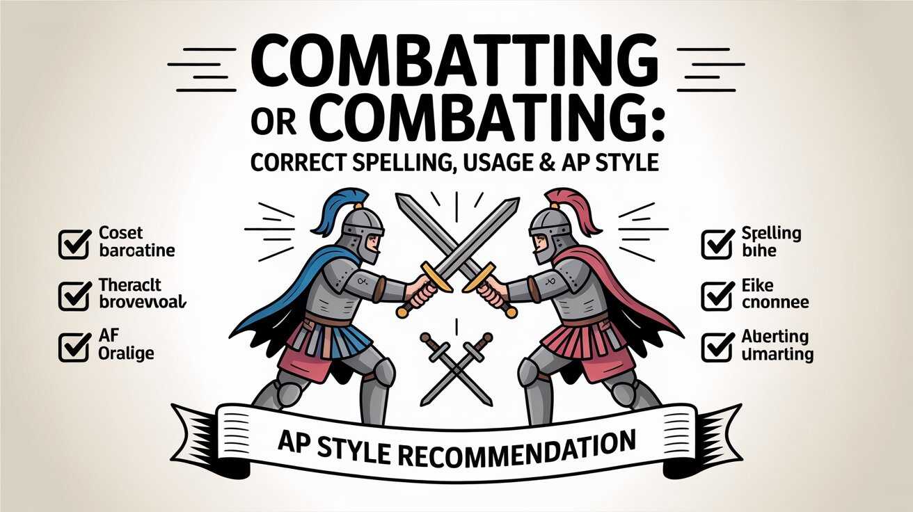 Combatting or Combating