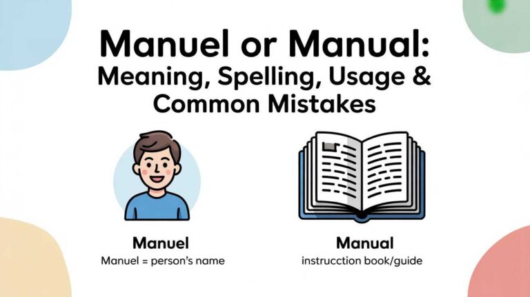 Manuel or Manual