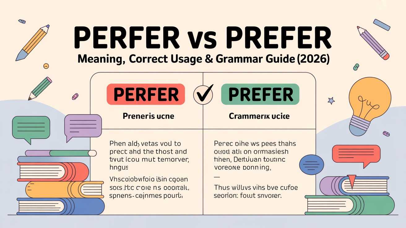 Perfer vs Prefer