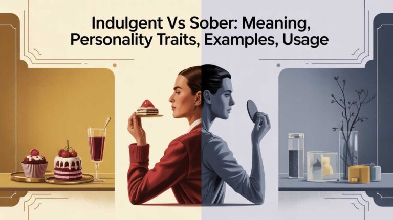 Indulgent vs Sober