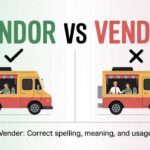 Vendor vs Vender