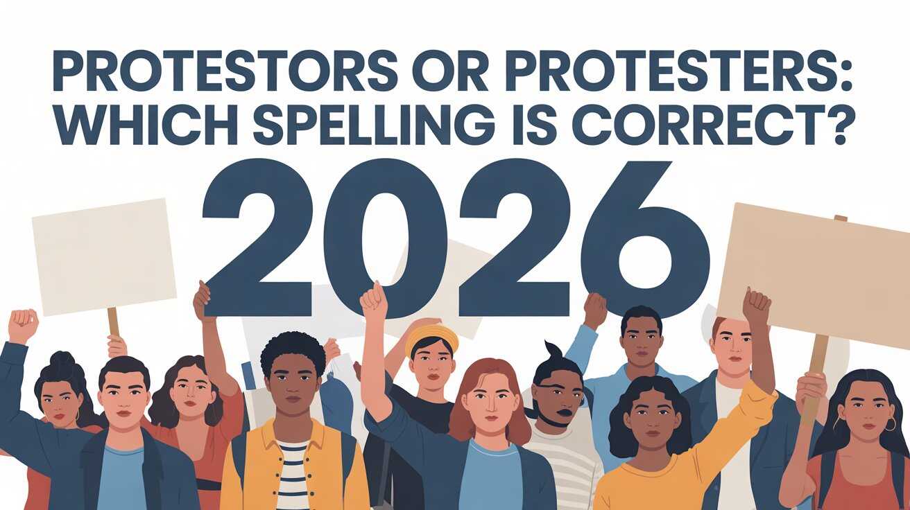 Protestors or Protesters