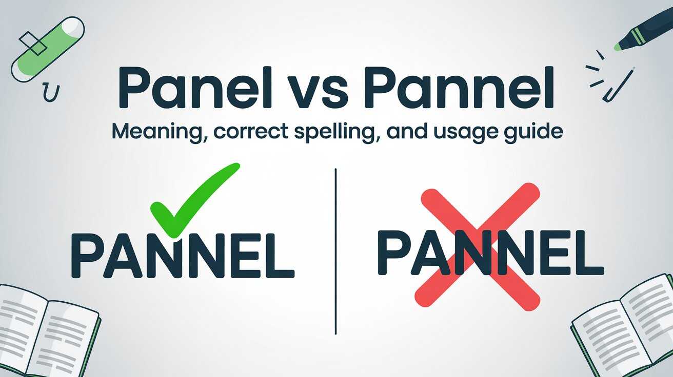 Panel vs Pannel