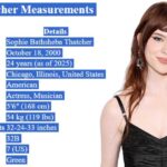 Sophie Thatcher Measurements