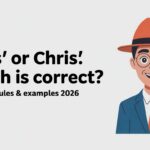 Chris' or Chris's